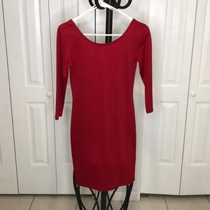 Size S Red Body-con Dress